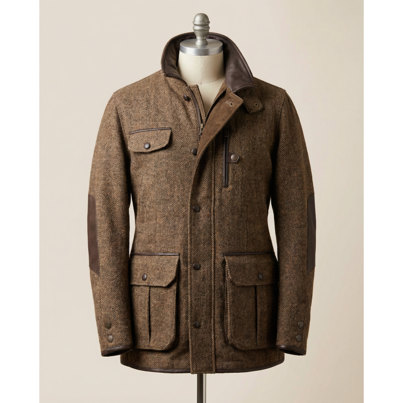 Stanley Harris Tweed Coat | Ventile Lined Luxury Jacket